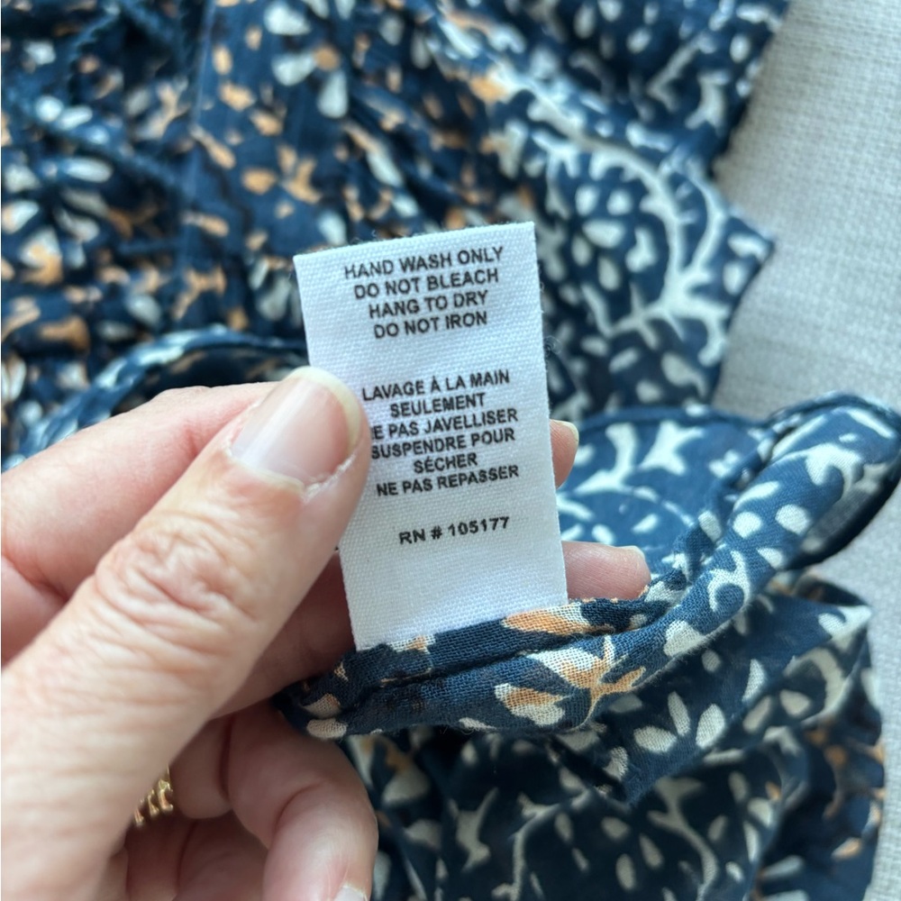 Ulla Johnson Opal Flutter Sleeve Top, 8 - Picture 9 of 9